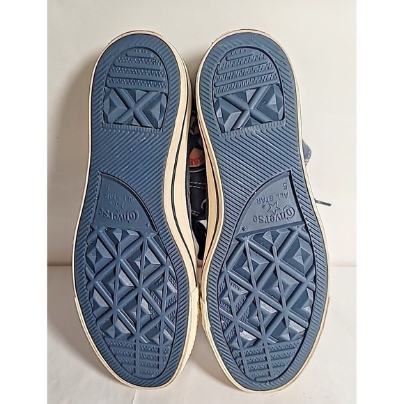 Converse All Star Chuck Taylor High Top Sneakers Back Zipper Navy US 5 Y2k - Picture 5 of 9